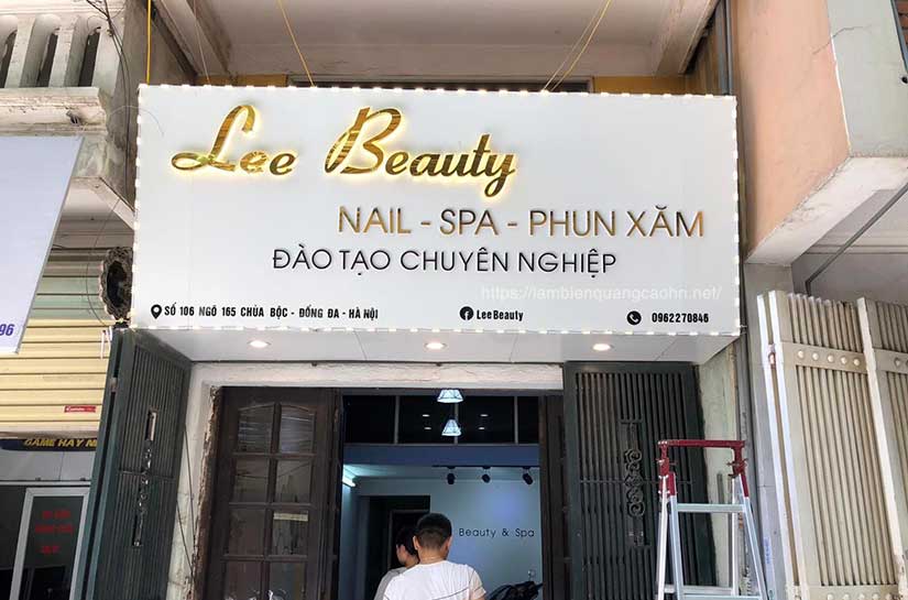 biển quảng cáo spa, mẫu biển spa