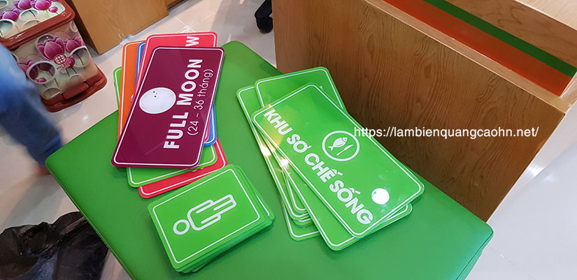 mẫu biển trường mầm non đẹp, biển trường mầm non, biển lớp mầm non, biển quảng cáo trường mầm non
