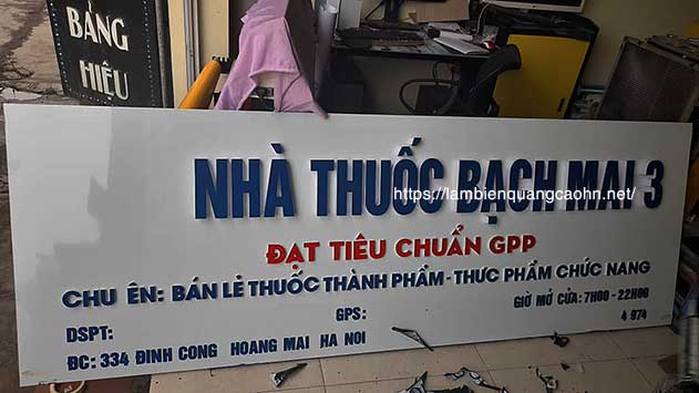 biển quầy thuốc đạt chuẩn GPP,  biển quầy thuốc