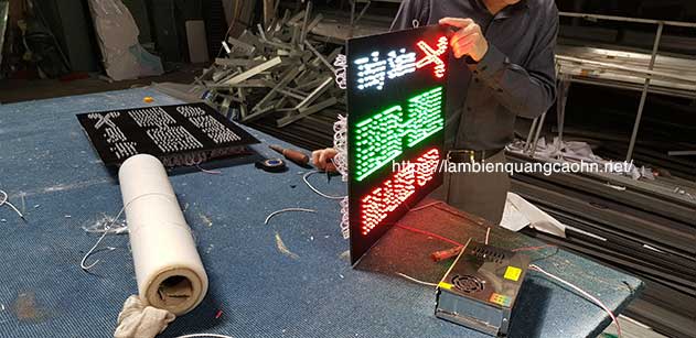 LED vẫy, biển led vẫy, biển vẫy, biển quảng cáo đèn led, đèn led quảng cáo ngoài trời