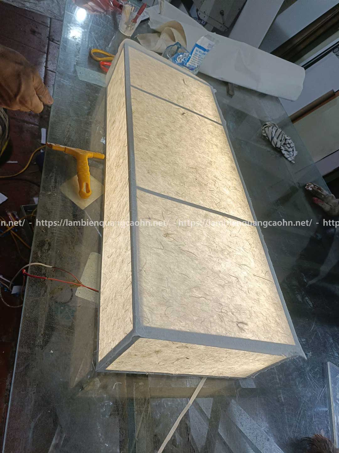 Biển chữ nổi giấy dó