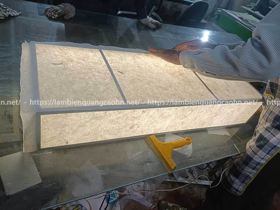 Biển chữ nổi giấy dó
