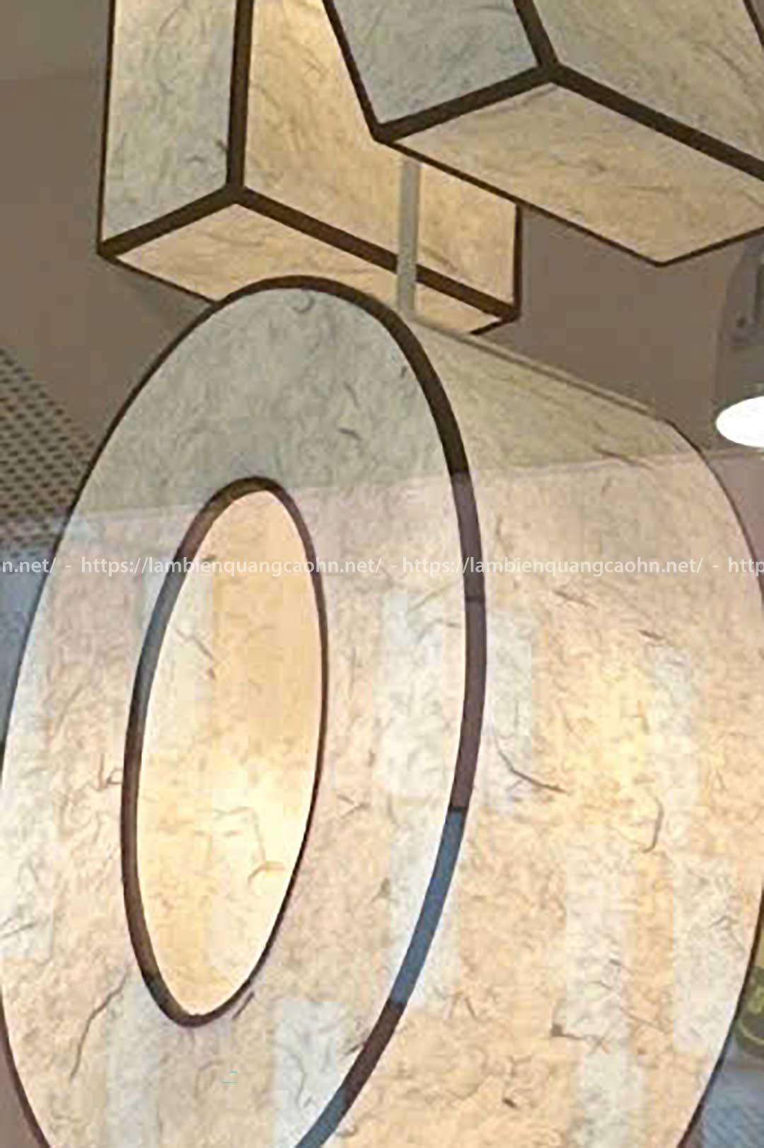 Biển chữ nổi giấy dó