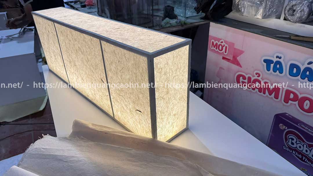 Biển chữ nổi giấy dó