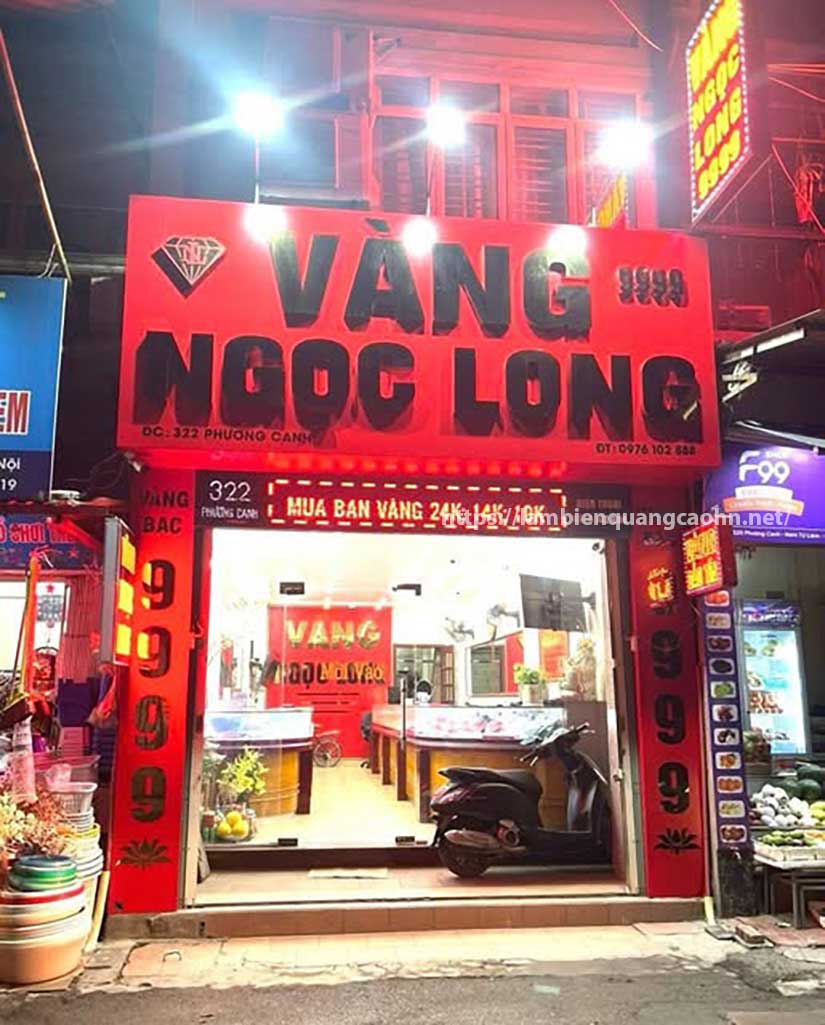 làm biển cửa hàng vàng bạc, biển chữ đồng, biển chữ nổi inox