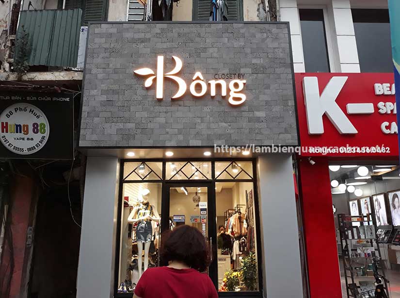 biển quảng cáo ốp gạch