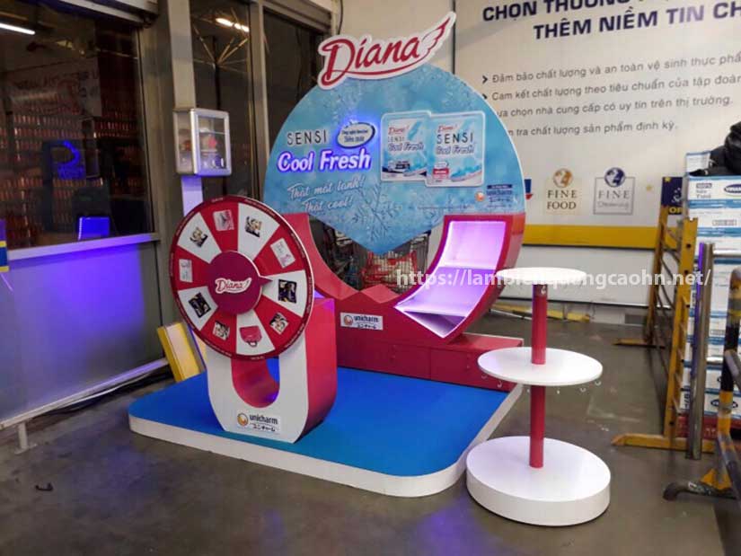 booth bán hàng, quầy bán hàng di động, booth siêu thị