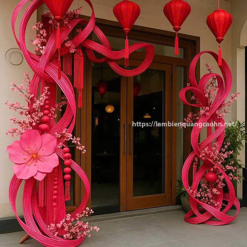 booth check in Tết