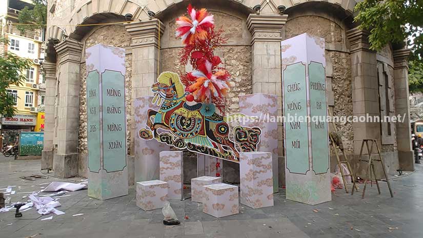 booth check in Tết