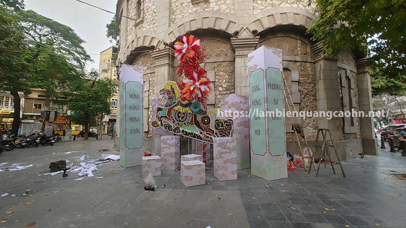 booth check in Tết