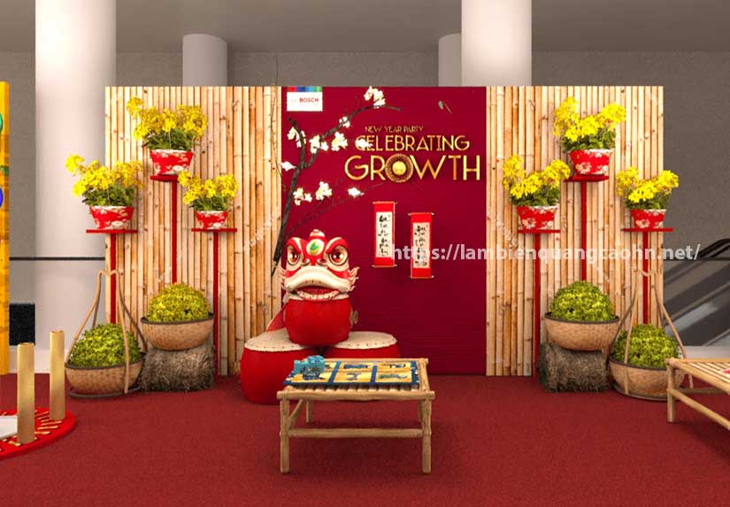 booth check in Tết