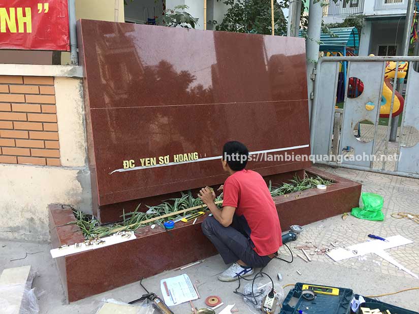 Chữ nổi inox