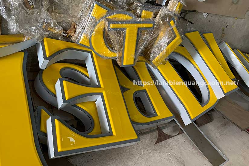 Chữ nổi inox