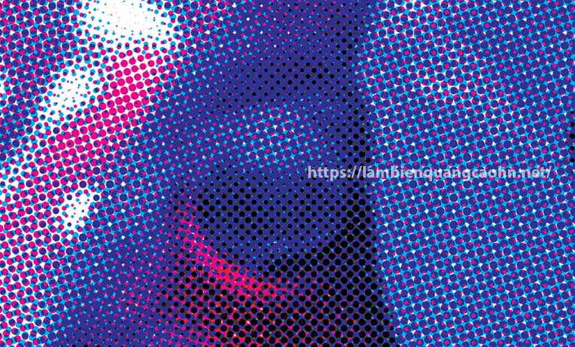 In biển quảng cáo màu RGB và CMYK