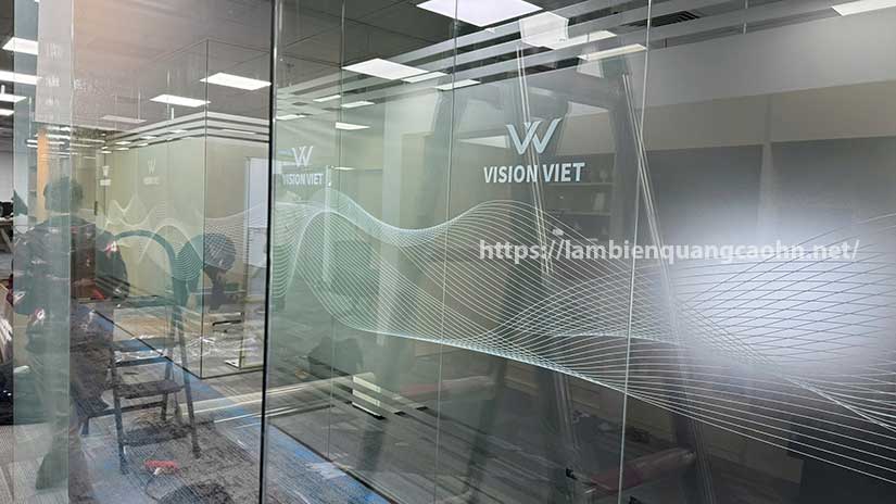 dán decal mờ in hoa văn