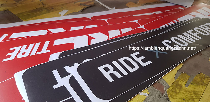 decal nam châm dẻo, decal nam châm, tem từ, logo từ tính, logo trường học, nam châm dẻo