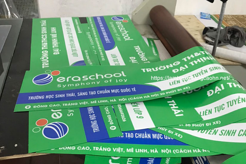 decal nam châm dẻo, decal nam châm, tem từ, logo từ tính, logo trường học, nam châm dẻo