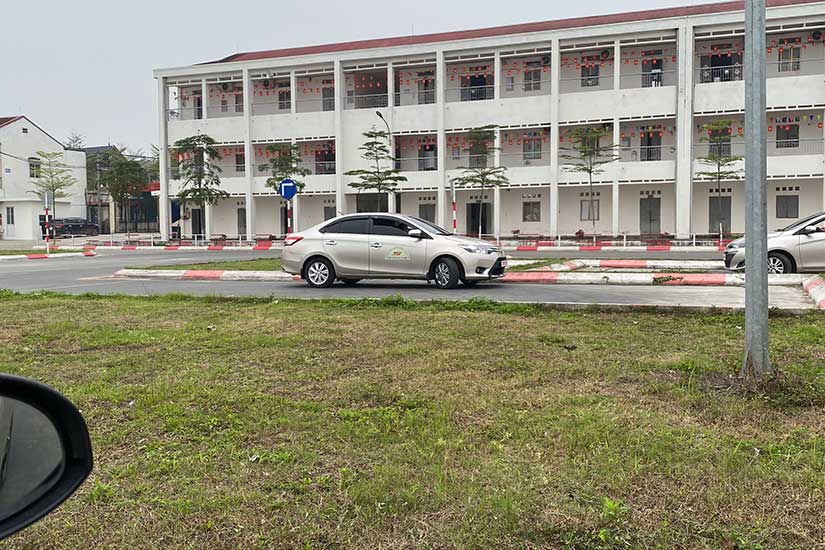 decal nam châm sát hạch lái xe, tập lái