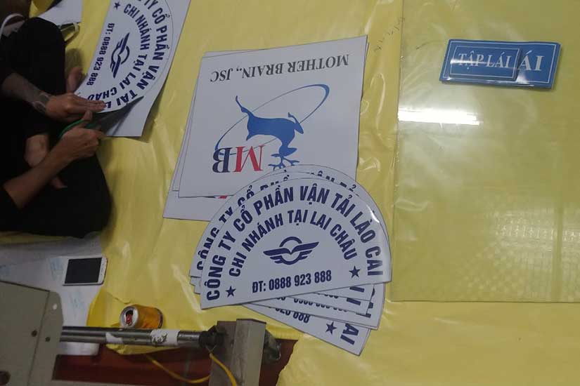 decal nam châm sát hạch lái xe, tập lái