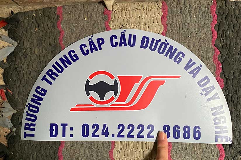 decal nam châm sát hạch lái xe, tập lái