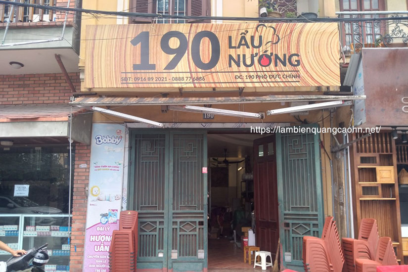 Biển gỗ, biển quảng cáo gỗ, biển quảng cáo vân gỗ, biển hiệu gỗ, bảng hiệu gỗ