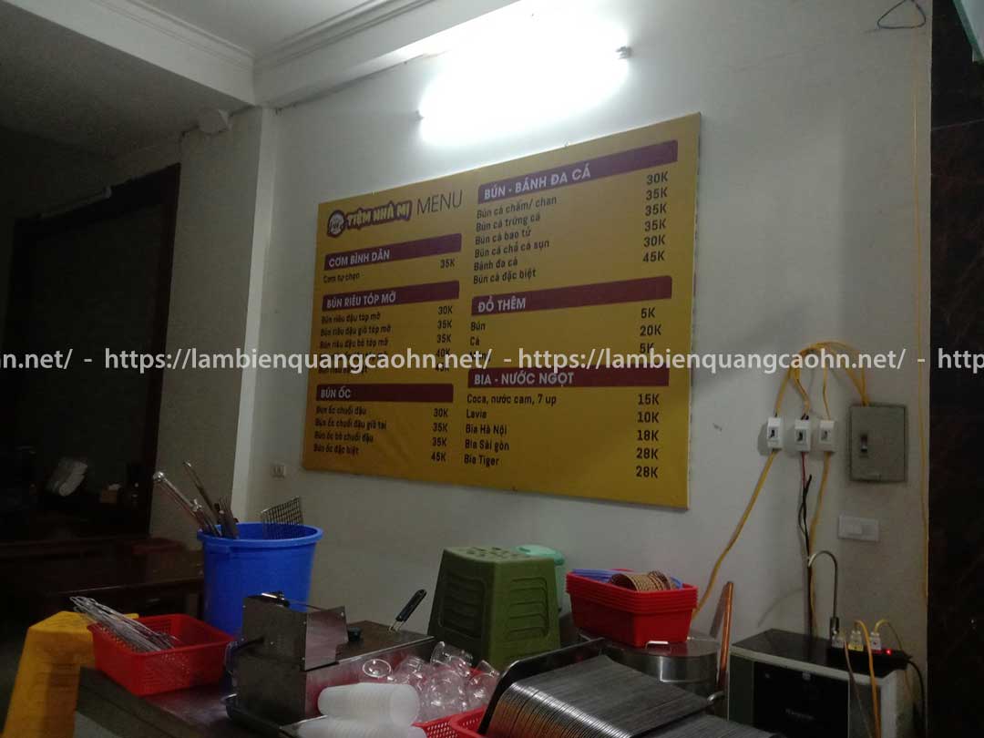 in bạt hiflex để làm biển cửa hàng, in bạt, biển bạt hiflex