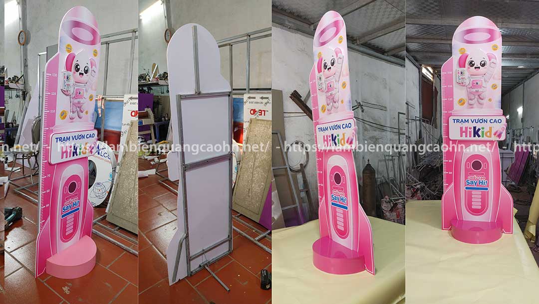 in standee mô hình