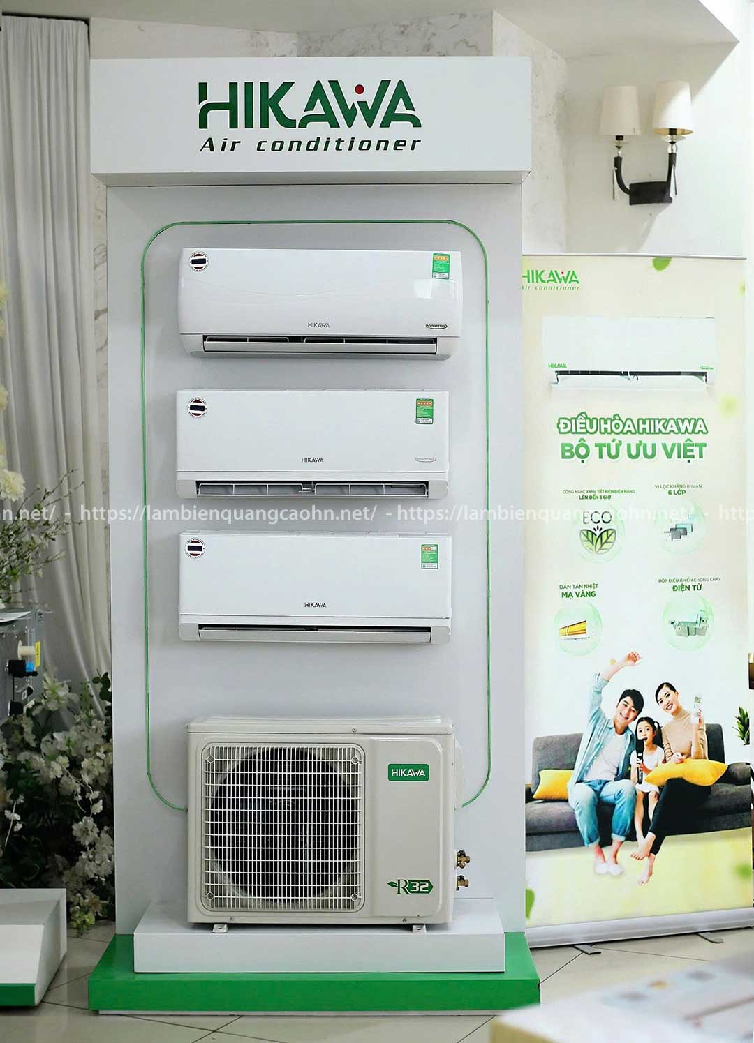Kệ trưng bày điều hòa