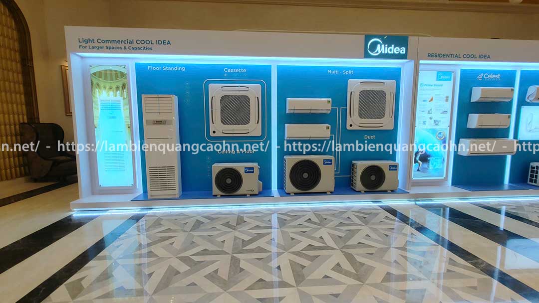 Kệ trưng bày điều hòa