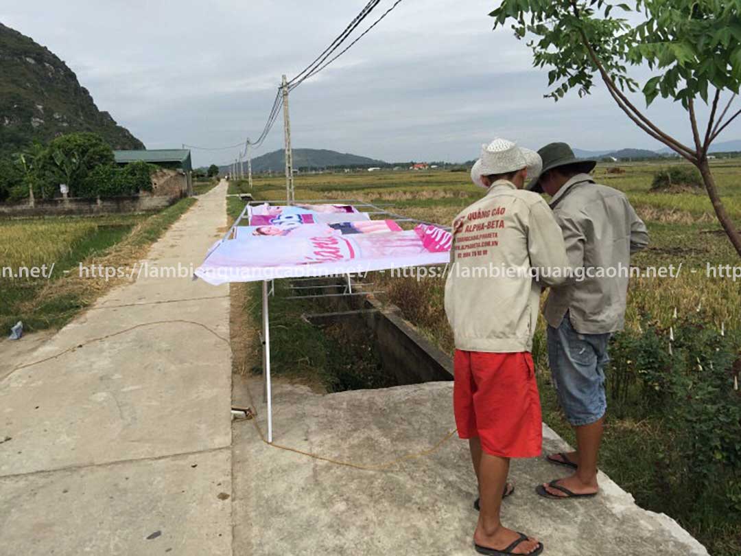 Căng bạt biển quảng cáo
