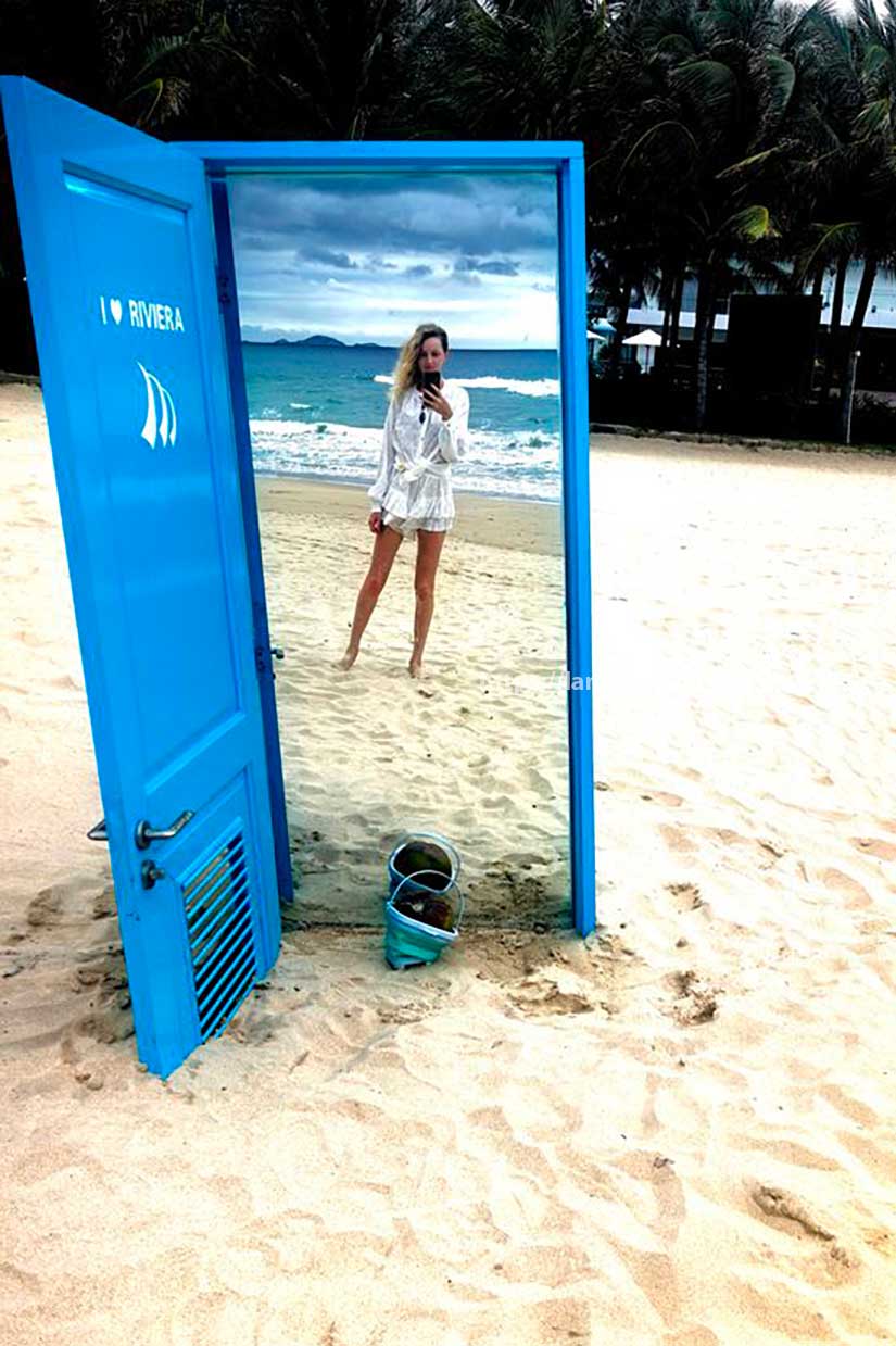 thiết kế khung chụp hình check in