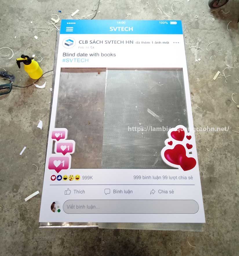 Khung hình facebook chụp ảnh