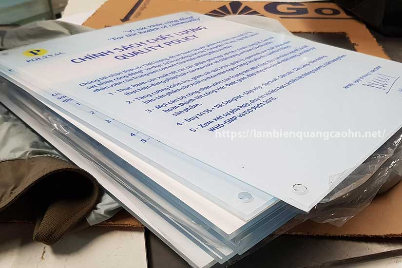 làm bảng nội quy công ty