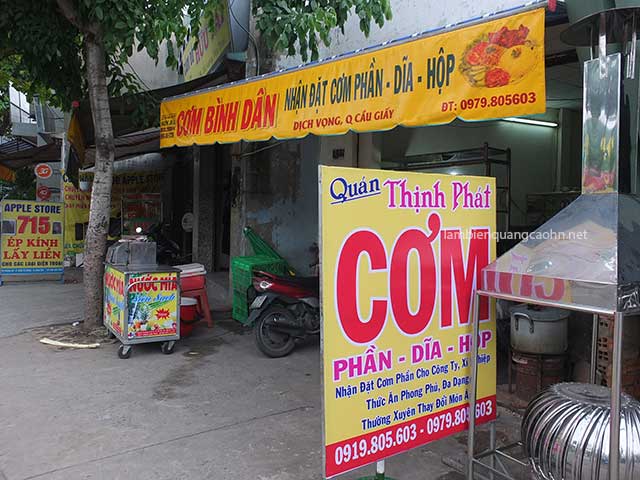 Làm biển quảng cáo cửa hàng tại Dịch Vọng, Cầu Giấy - Làm giàu không k
