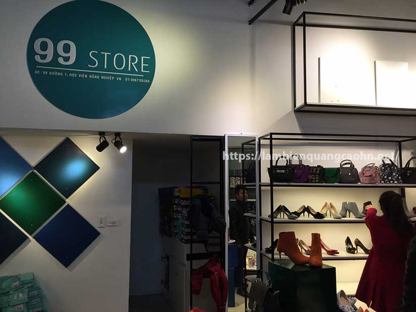 làm biển cửa hàng thời trang