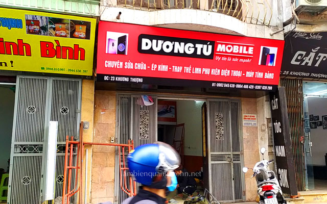 Làm biển quảng cáo alu chữ nổi