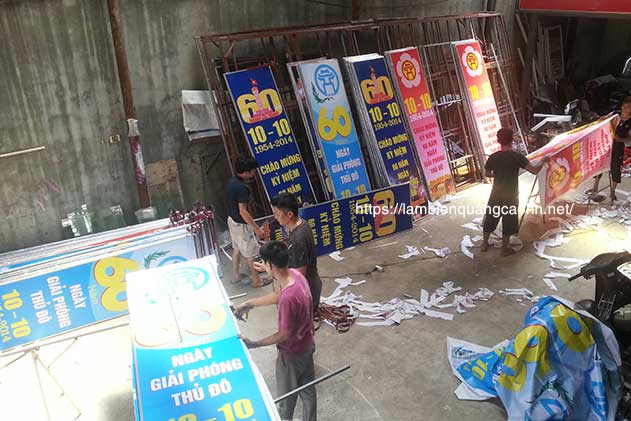 Làm biển quảng cáo tại Cầu Giấy