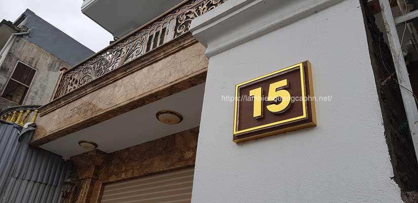 làm biển số nhà, biển số nhà, biển số nhà đẹp