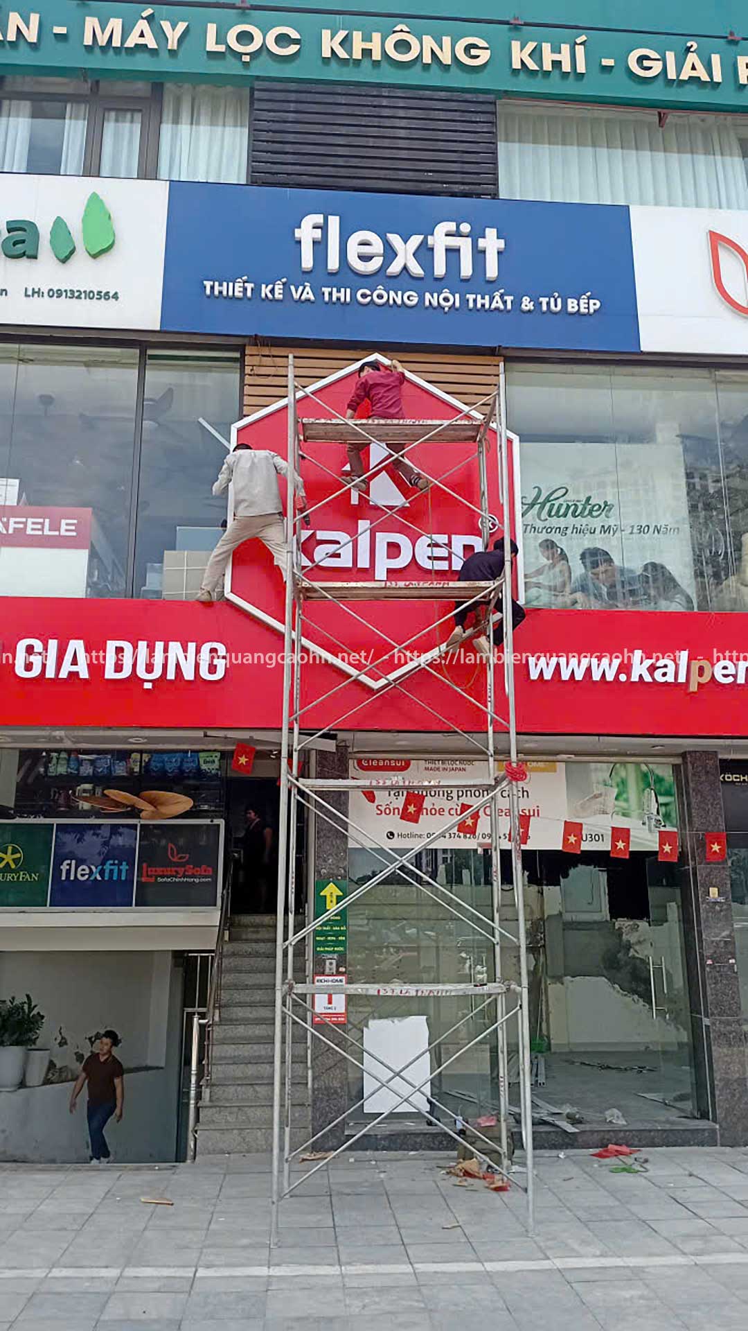 làm biển quảng cáo siêu thị điện máy