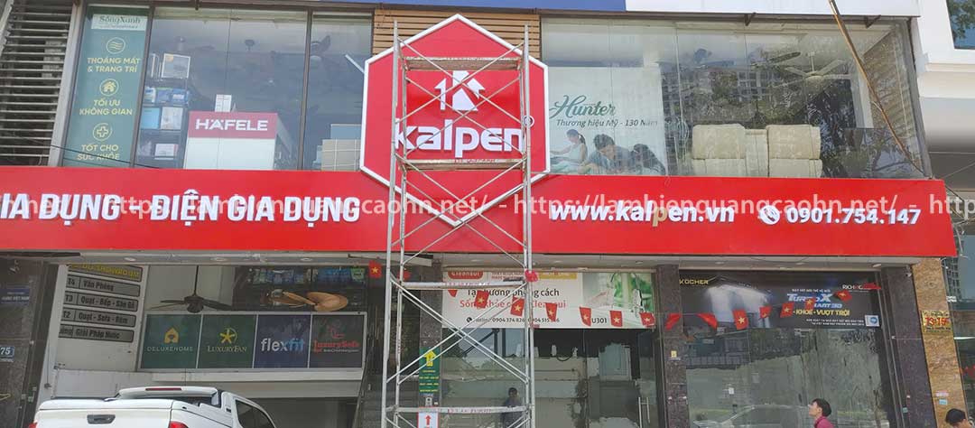 làm biển quảng cáo siêu thị điện máy