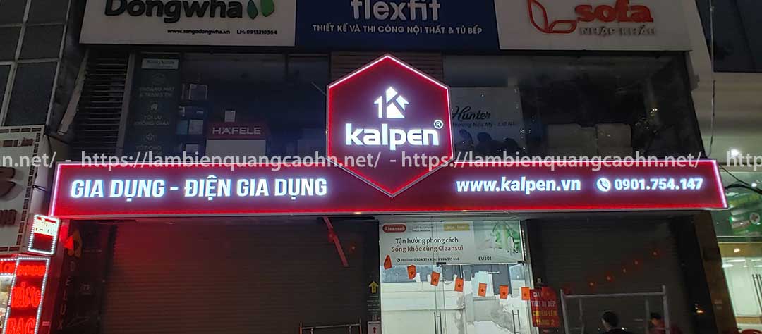 làm biển quảng cáo siêu thị điện máy