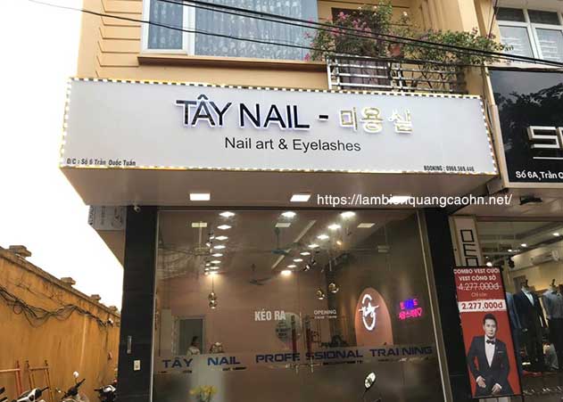 mẫu biển nail mi đẹp