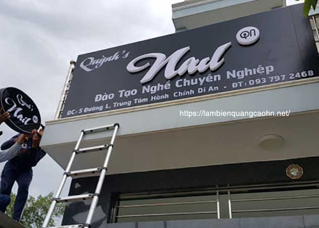 mẫu biển nail mi đẹp