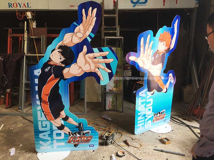 standee hình người, standee die cut, mô hình siêu anh hùng, standee thiếu nhi