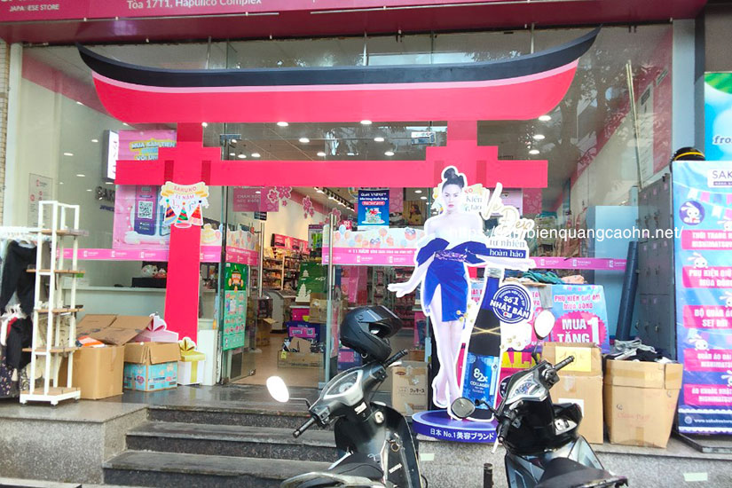 standee hình người hai mặt, standee die cut, standee mô hình, standee nhân vật hoạt hình