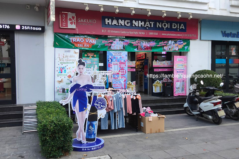 standee hình người hai mặt, standee die cut, standee mô hình, standee nhân vật hoạt hình