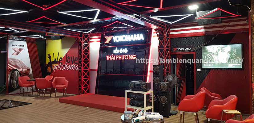 thi công showroom