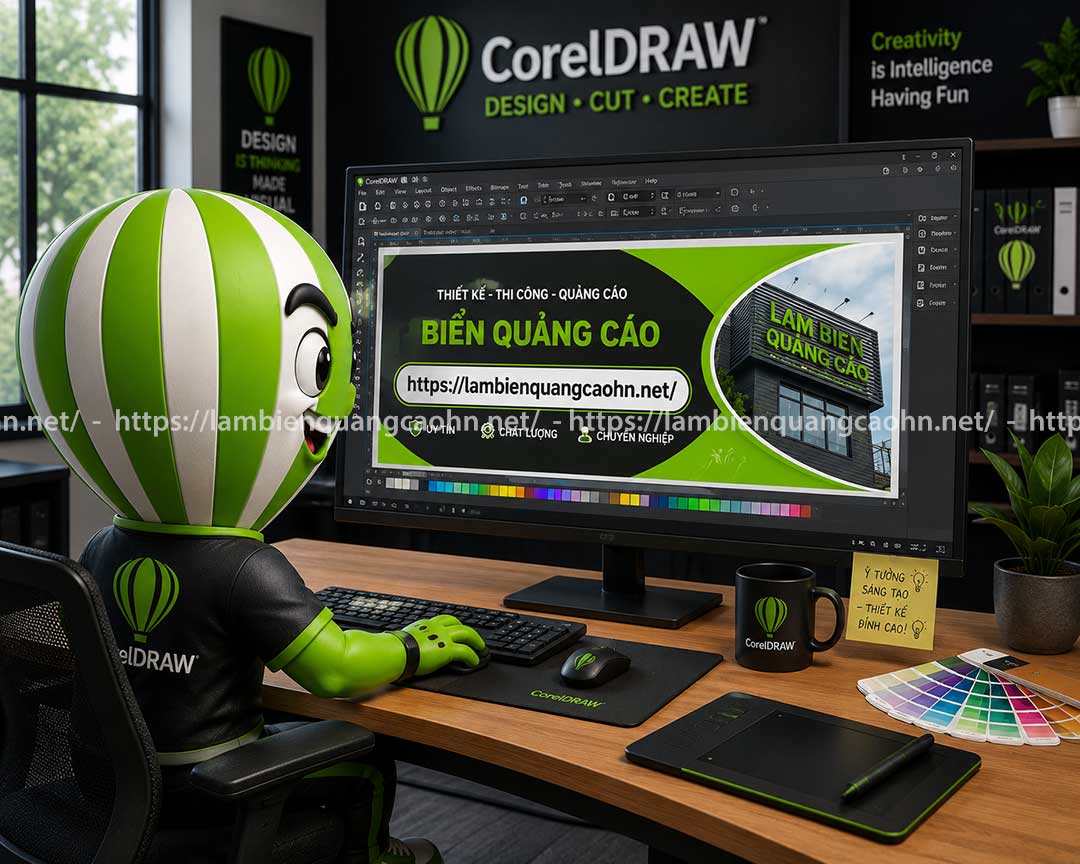 Thiết kế biển hiệu bằng CoreDraw