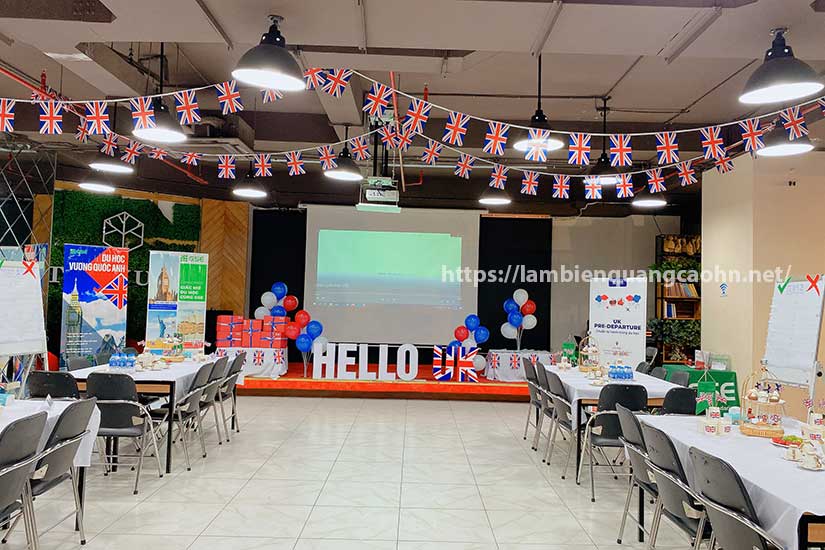 trang trí góc check in bằng chữ nổi 3D