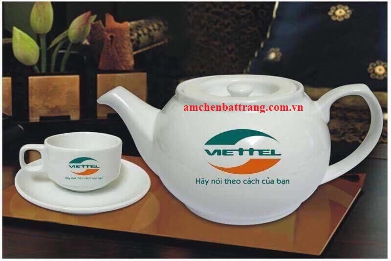 ẤM CHÉN IN LOGO TẠI HƯNG YÊN